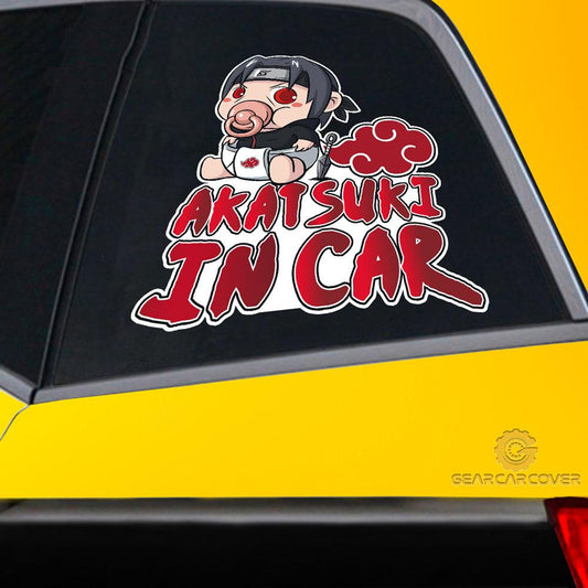 Akatsuki Itachi Car Sticker Custom Akatsuki Member Naru Anime Car Accessories - Gearcarcover - 2