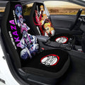 Akaza And Rengoku Car Seat Covers Custom Demon Slayer Anime - Gearcarcover - 1