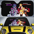 Akaza And Rengoku Car Sunshade Custom Demon Slayer Anime - Gearcarcover - 1