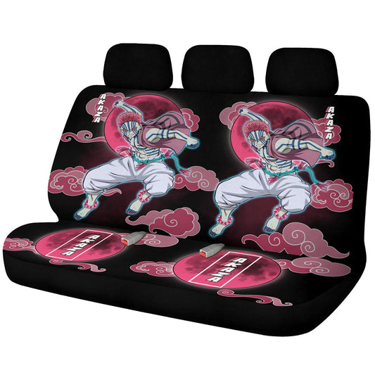 Akaza Car Back Seat Covers Custom Demon Slayer For Anime Fans - Gearcarcover - 1