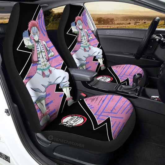 Akaza Car Seat Covers Custom Demon Slayer Anime Car Accessories - Gearcarcover - 1