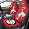 Akaza Car Seat Covers Custom Demon Slayer Anime Car Accessories Manga Style For Fans - Gearcarcover - 2
