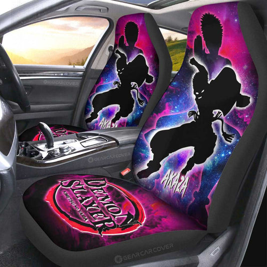 Akaza Car Seat Covers Custom Demon Slayer Anime - Gearcarcover - 2