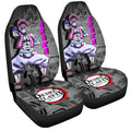 Akaza Car Seat Covers Custom Demon Slayer Anime Mix Mangas - Gearcarcover - 3