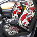 Akaza Car Seat Covers Custom Japan Style Anime Demon Slayer Car Interior Accessories - Gearcarcover - 2