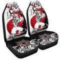 Akaza Car Seat Covers Custom Japan Style Anime Demon Slayer Car Interior Accessories - Gearcarcover - 3