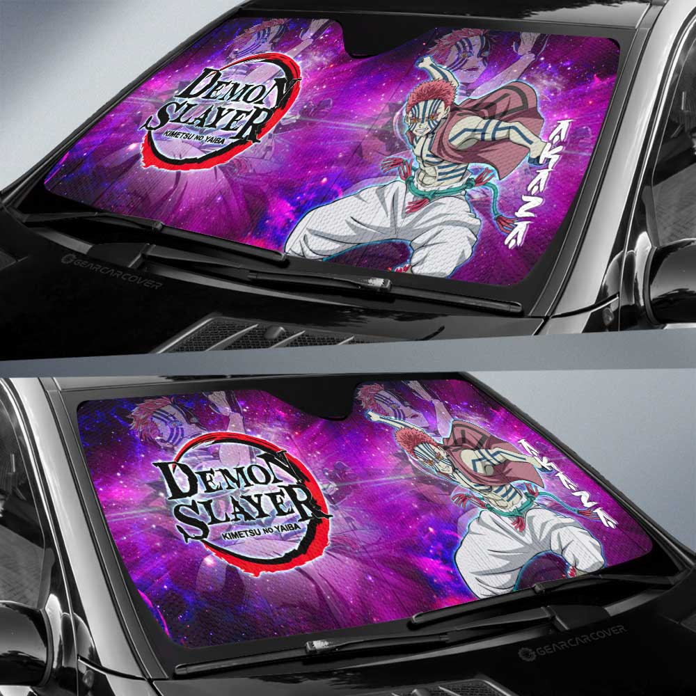 Akaza Car Sunshade Custom Characters Demon Slayer Car Accessories - Gearcarcover - 2