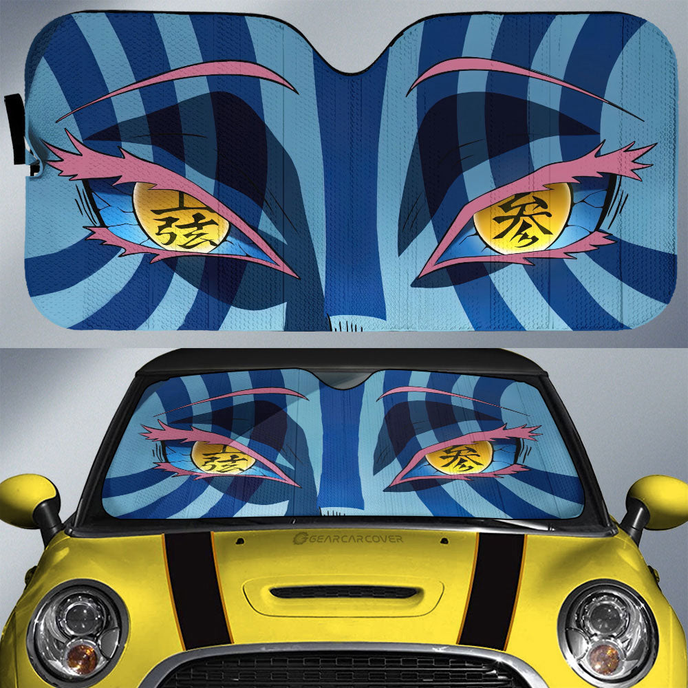 Akaza Car Sunshade Custom Demon Slayer Anime Car Accessories For Fans - Gearcarcover - 1