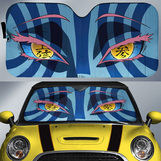 Akaza Car Sunshade Custom Demon Slayer Anime Car Accessories For Fans - Gearcarcover - 1
