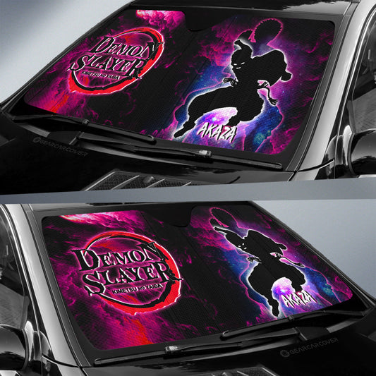 Akaza Car Sunshade Custom Demon Slayer Anime - Gearcarcover - 2