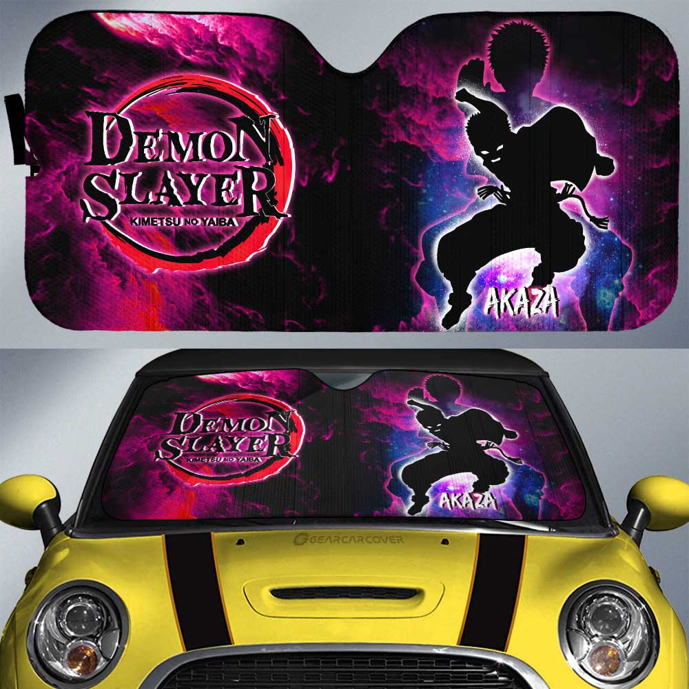 Akaza Car Sunshade Custom Demon Slayer Anime - Gearcarcover - 1