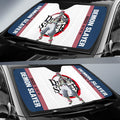 Akaza Car Sunshade Custom Demon Slayer Car Accessories For Anime Fans - Gearcarcover - 2