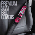 Akaza Seat Belt Covers Custom Anime Demon Slayer Car Interior Accessories - Gearcarcover - 3