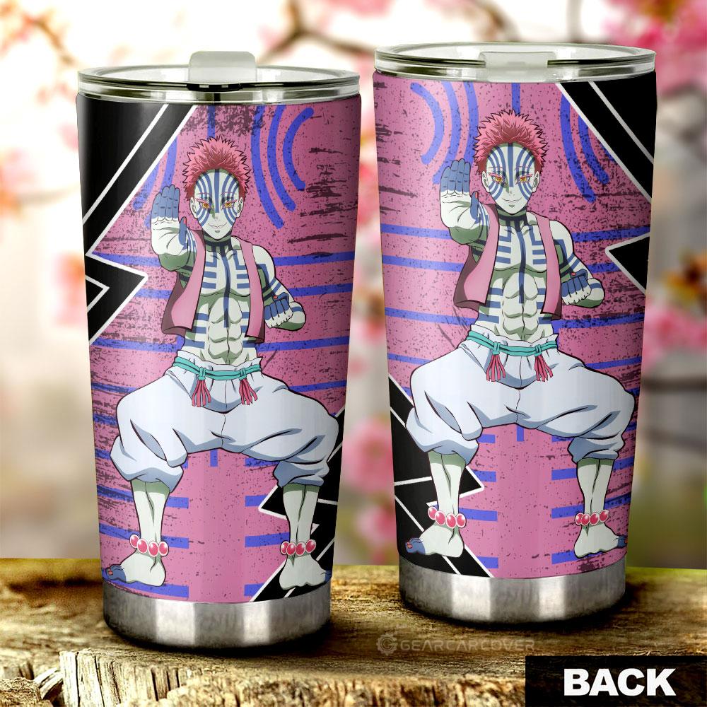Akaza Tumbler Cup Custom Demon Slayer Anime Car Accessories - Gearcarcover - 3