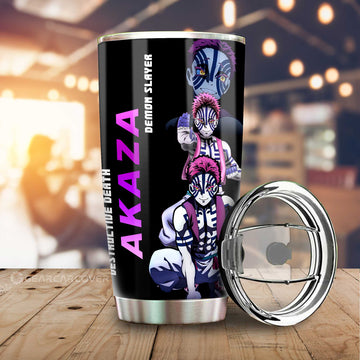 Akaza Tumbler Cup Custom Demon Slayer Anime - Gearcarcover - 1