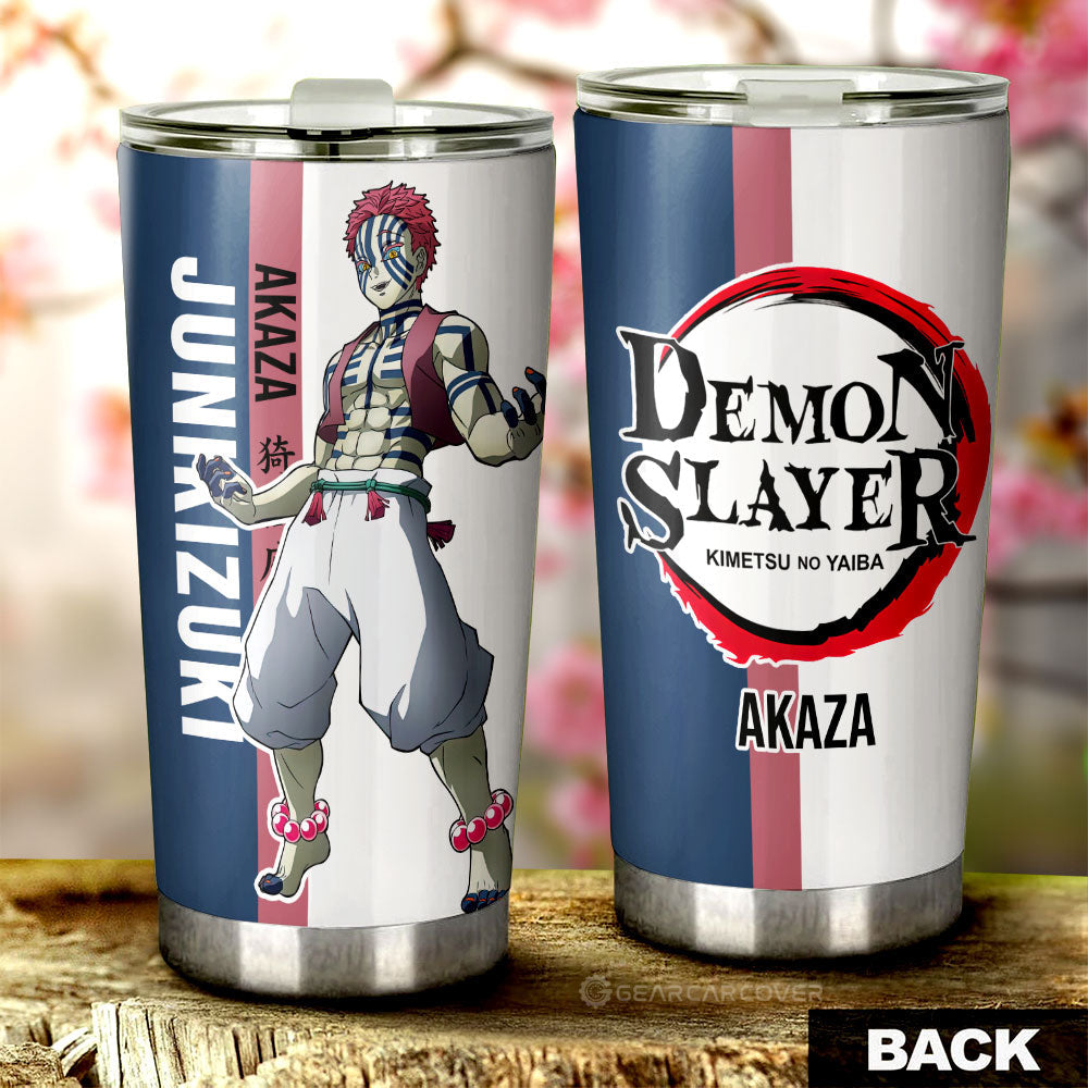 Akaza Tumbler Cup Custom Demon Slayer - Gearcarcover - 3