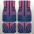 Akaza Uniform Car Floor Mats Custom Demon Slayer Anime Car Accessories - Gearcarcover - 2