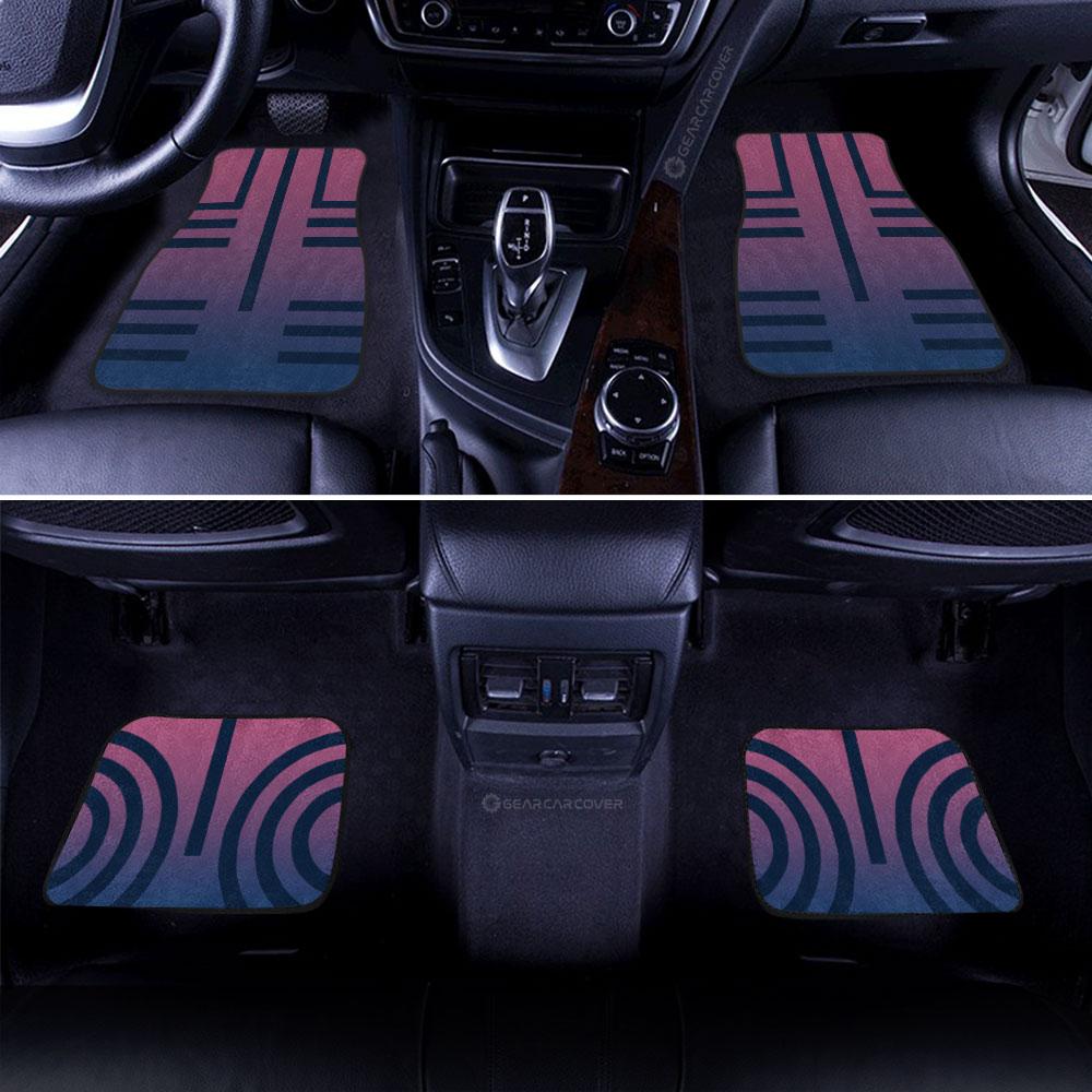 Akaza Uniform Car Floor Mats Custom Demon Slayer Anime Car Accessories - Gearcarcover - 3