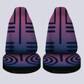 Akaza Uniform Car Seat Covers Custom Demon Slayer Anime Car Accessories - Gearcarcover - 4