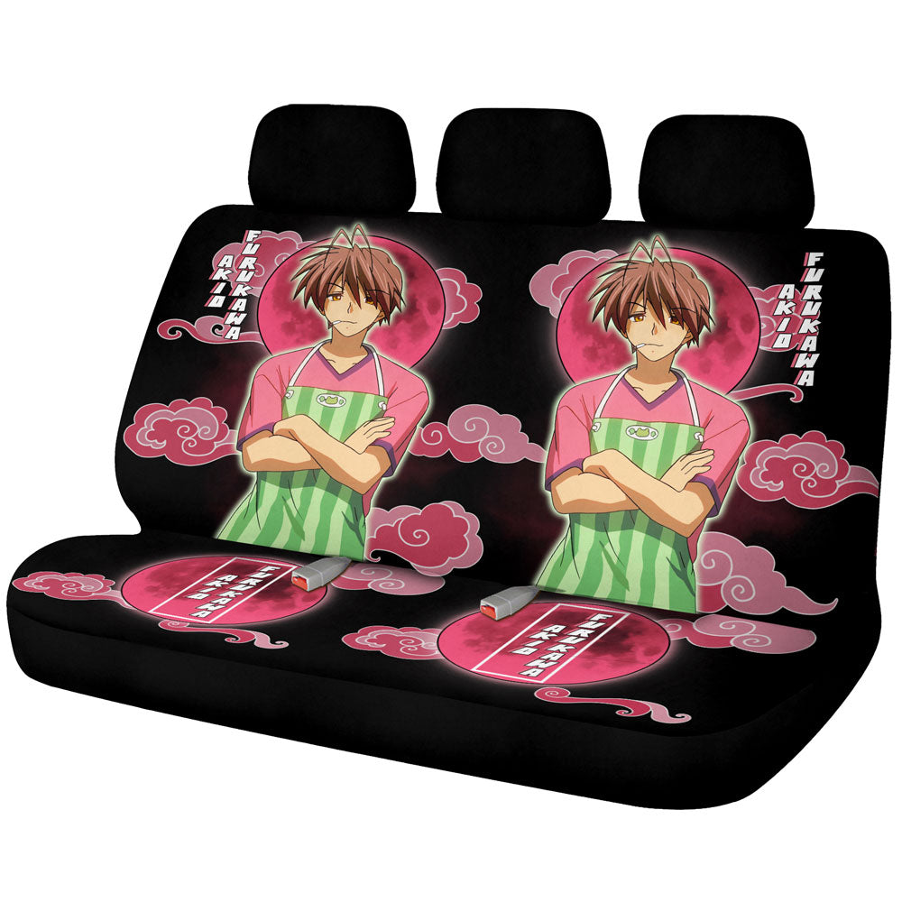 Akio Furukawa Car Back Seat Covers Custom Clannad Anime Car Accessories - Gearcarcover - 1