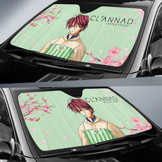 Akio Furukawa Car Sunshade Custom Clannad Anime Car Accessories - Gearcarcover - 2