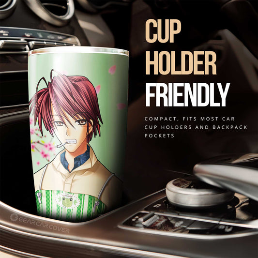 Akio Furukawa Tumbler Cup Custom Clannad Anime Car Accessories - Gearcarcover - 2