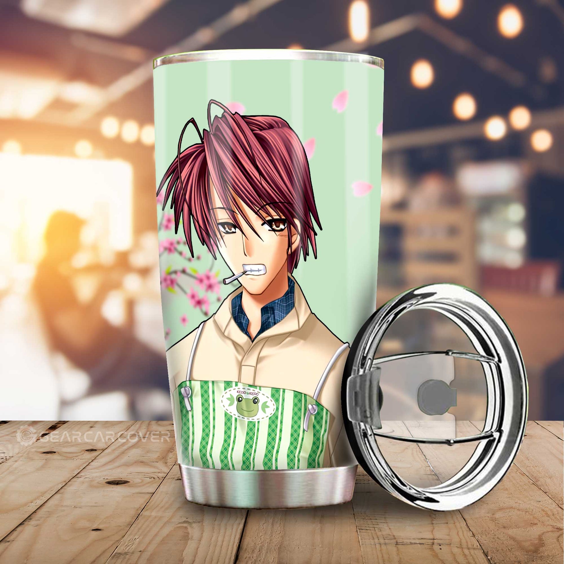 Akio Furukawa Tumbler Cup Custom Clannad Anime Car Accessories - Gearcarcover - 1