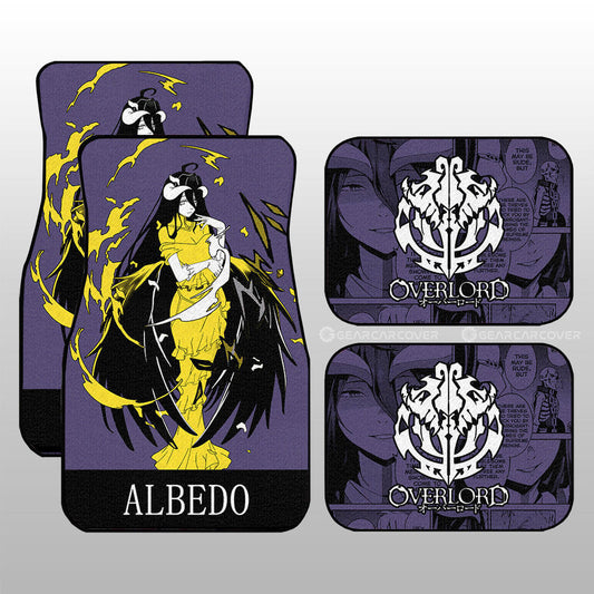 Albedo Car Floor Mats Custom Overlord Anime For Car - Gearcarcover - 1