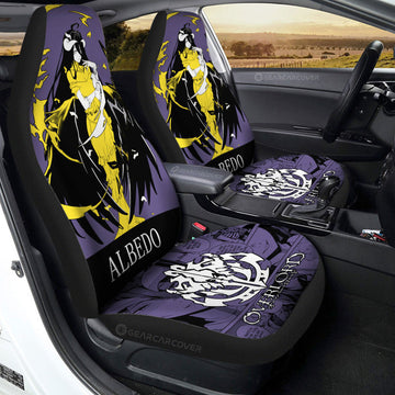 Albedo Car Seat Covers Custom Overlord Anime For Car - Gearcarcover - 1