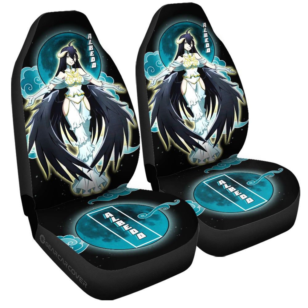 Albedo Car Seat Covers Overlord Anime Car Accessories - Gearcarcover - 3