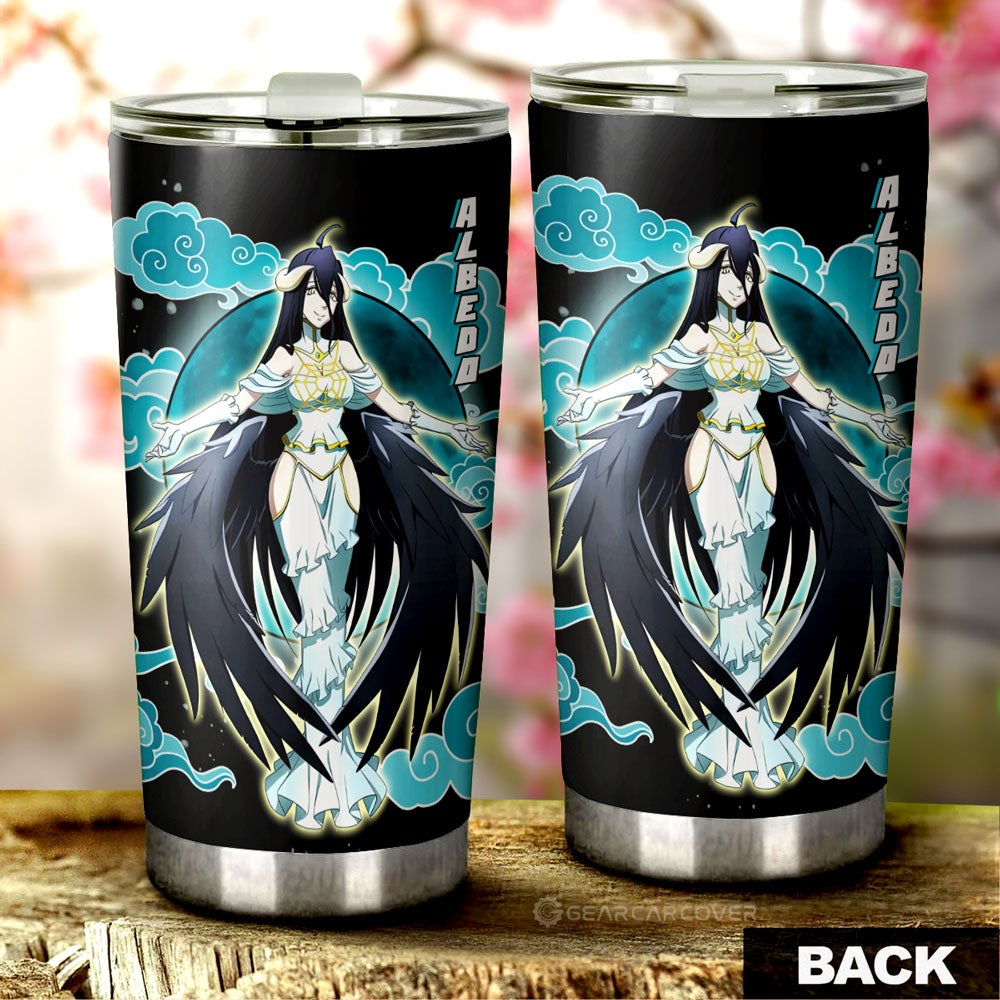 Albedo Tumbler Cup Overlord Anime Car Accessories - Gearcarcover - 3