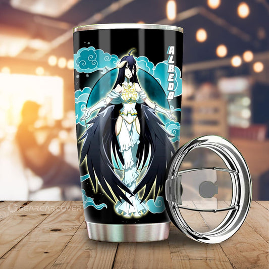 Albedo Tumbler Cup Overlord Anime Car Accessories - Gearcarcover - 1