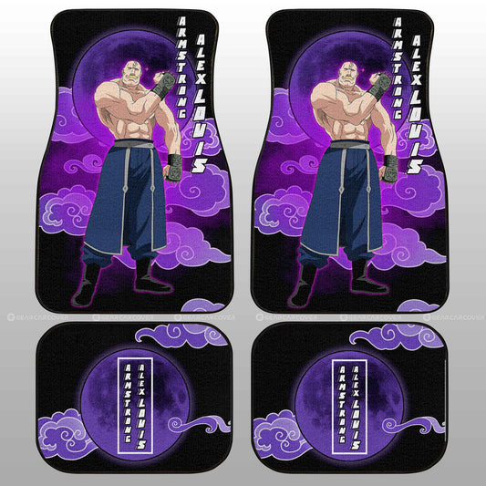 Alex Louis Armstrong Car Floor Mats Custom Fullmetal Alchemist Anime Car Interior Accessories - Gearcarcover - 2