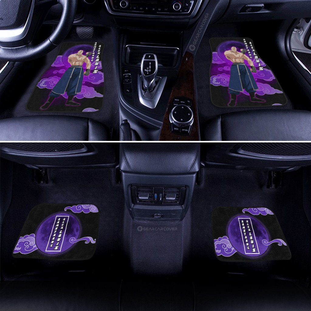 Alex Louis Armstrong Car Floor Mats Custom Fullmetal Alchemist Anime Car Interior Accessories - Gearcarcover - 3