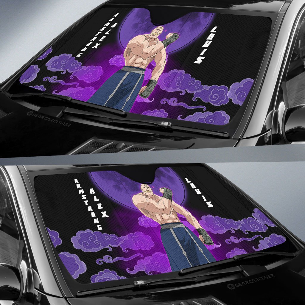 Alex Louis Armstrong Car Sunshade Custom Fullmetal Alchemist Anime Car Accessories - Gearcarcover - 2