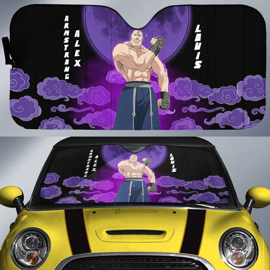 Alex Louis Armstrong Car Sunshade Custom Fullmetal Alchemist Anime Car Accessories - Gearcarcover - 1