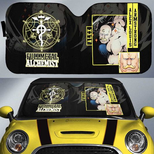 Alex Louis Armstrong Car Sunshade Custom Fullmetal Alchemist Anime - Gearcarcover - 1