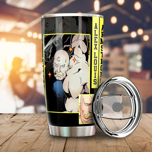 Alex Louis Armstrong Tumbler Cup Custom Fullmetal Alchemist Anime - Gearcarcover - 1