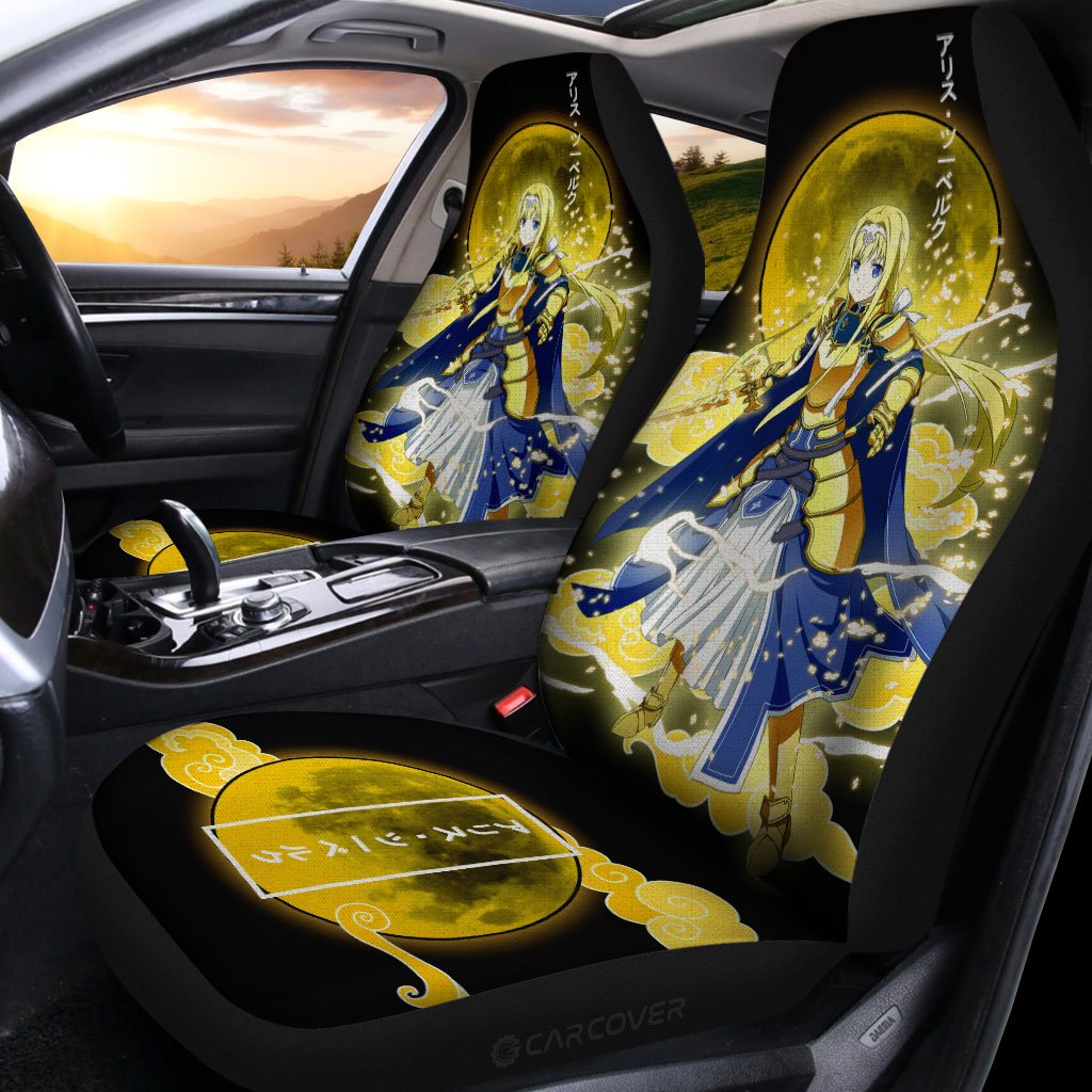 Alice Car Seat Covers Custom Sword Art Online Anime Car Accessories - Gearcarcover - 2