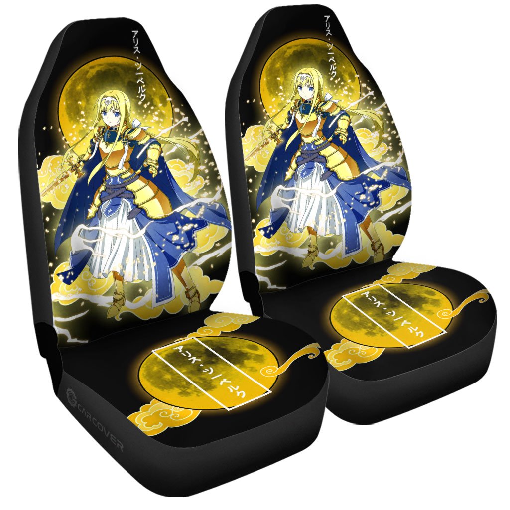 Alice Car Seat Covers Custom Sword Art Online Anime Car Accessories - Gearcarcover - 3