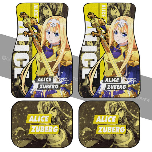 Alice Zuberg Car Floor Mats Custom Anime Sword Art Online Car Accessories - Gearcarcover - 2