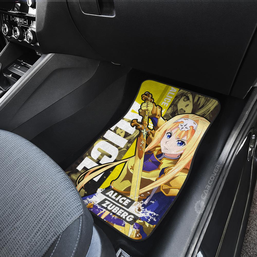Alice Zuberg Car Floor Mats Custom Anime Sword Art Online Car Accessories - Gearcarcover - 4