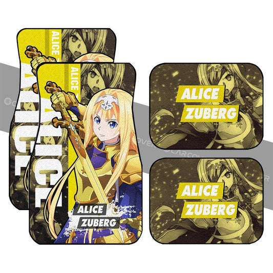 Alice Zuberg Car Floor Mats Custom Anime Sword Art Online Car Accessories - Gearcarcover - 1