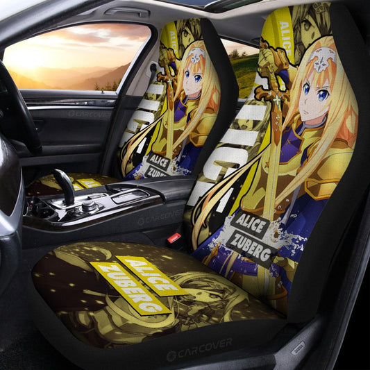 Alice Zuberg Car Seat Covers Custom Anime Sword Art Online Car Accessories - Gearcarcover - 2