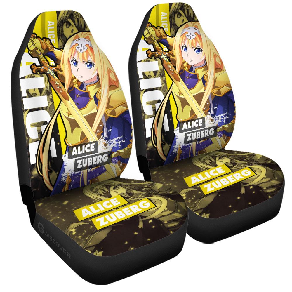 Alice Zuberg Car Seat Covers Custom Anime Sword Art Online Car Accessories - Gearcarcover - 3