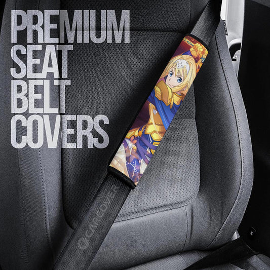 Alice Zuberg Seat Belt Covers Custom Sword Art Online Anime Car Accessories - Gearcarcover - 2