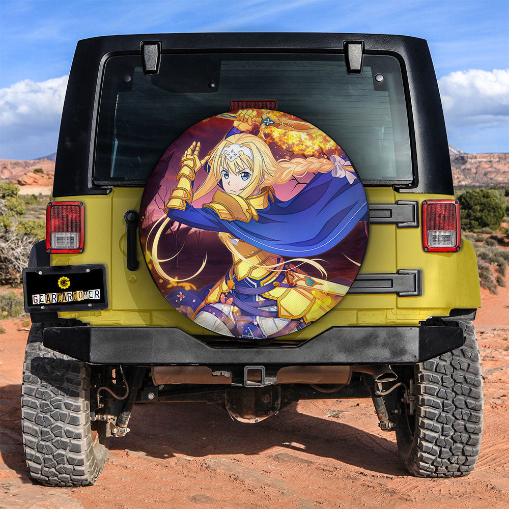 Alice Zuberg Spare Tire Covers Custom Sword Art Online Anime Car Accessories - Gearcarcover - 3
