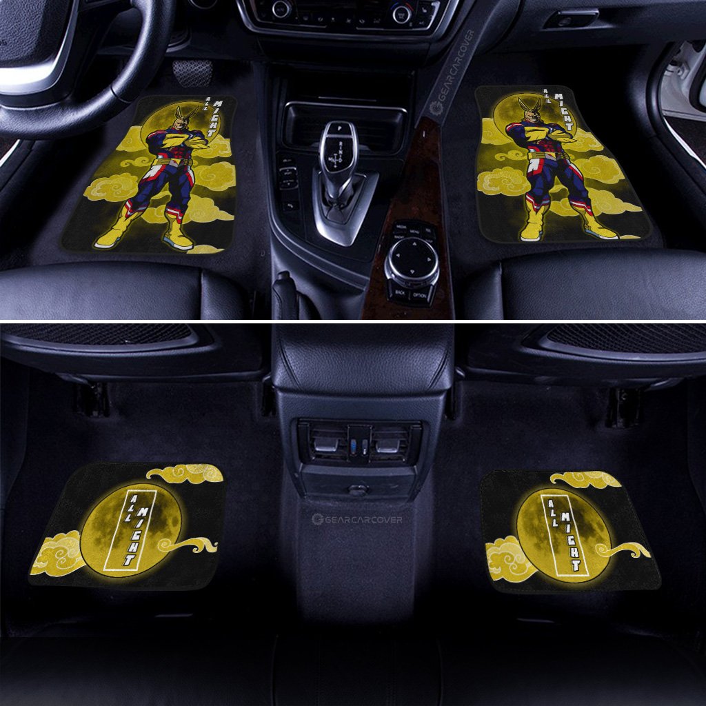 All Might Car Floor Mats Custom Anime My Hero Academia Car Interior Accessories - Gearcarcover - 3