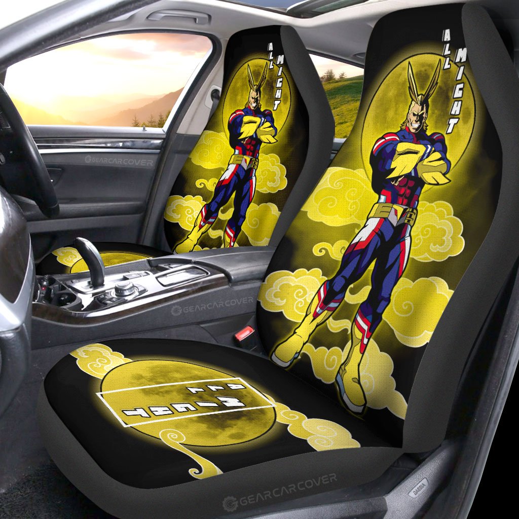 All Might Car Seat Covers Custom Anime My Hero Academia Car Interior Accessories - Gearcarcover - 2