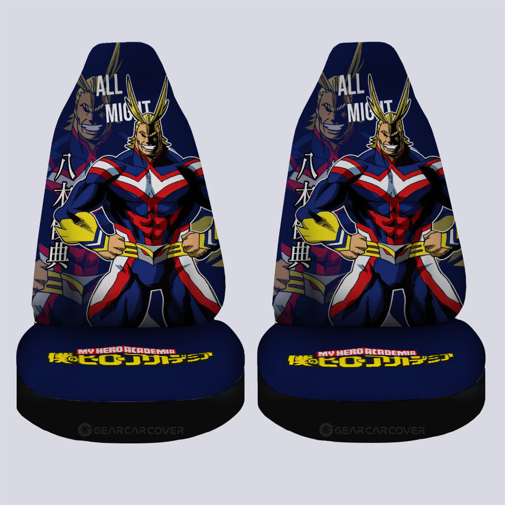 All Might Car Seat Covers Custom My Hero Academia Car Accessories For Anime Fans - Gearcarcover - 4